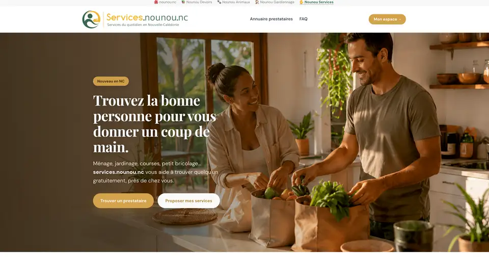 Capture du site services.nounou.nc